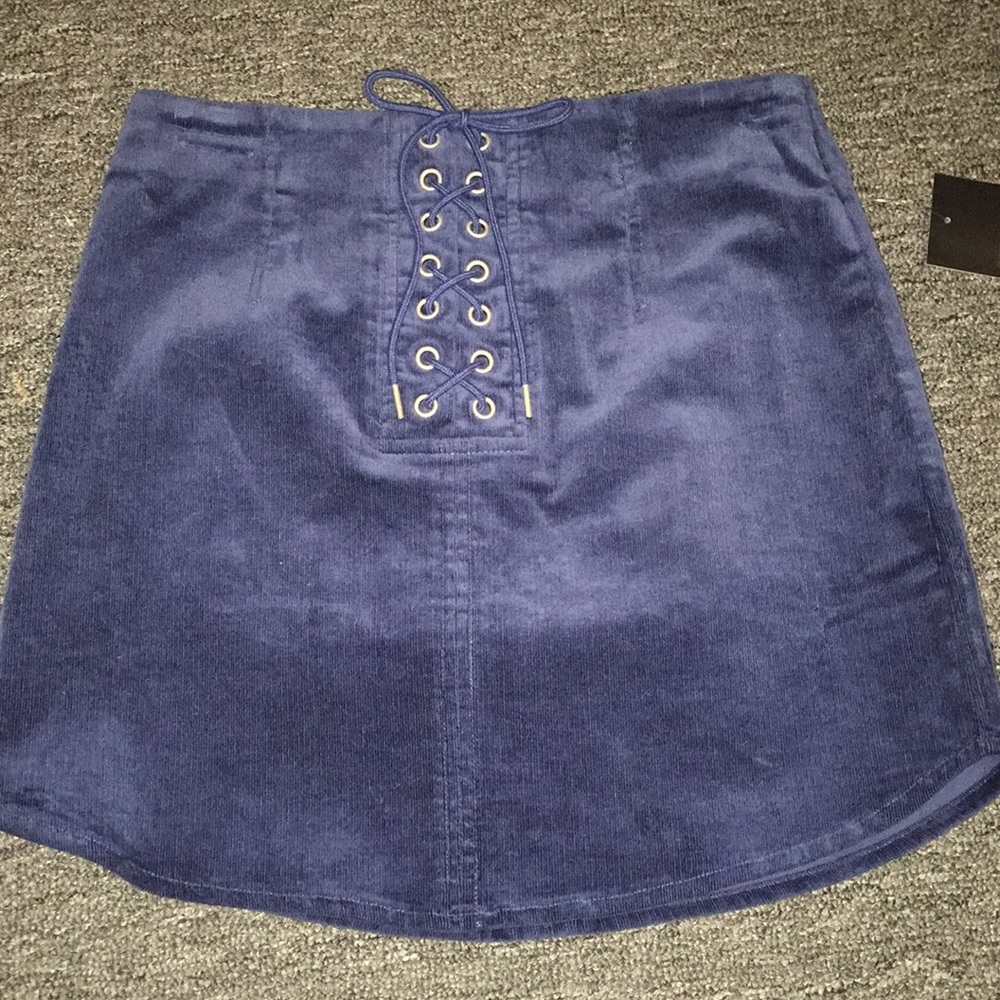 Navy blue tight skirt